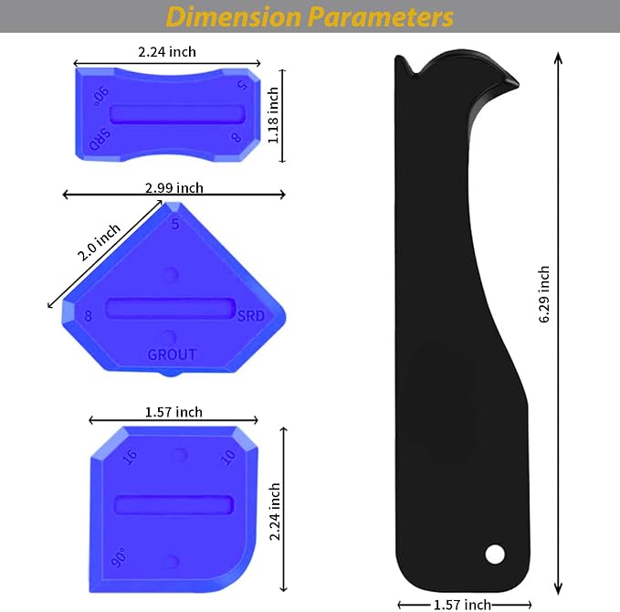 Painters Tool Grout-Caulk Removal-Tool Paint Scraper Tool - Image 3