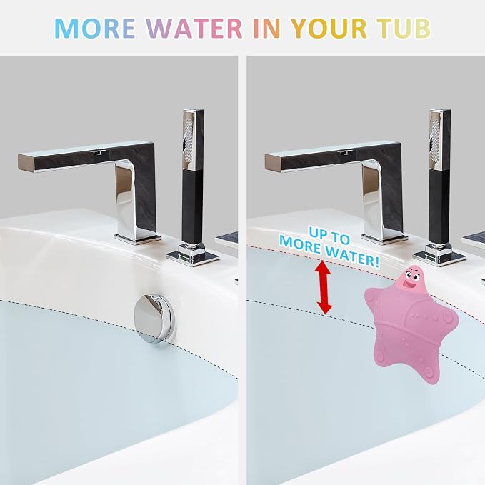Bathtub Overflow Drain Cover, Silicone Tub Overflow Drain Cover, Soak Bathtub - Image 2