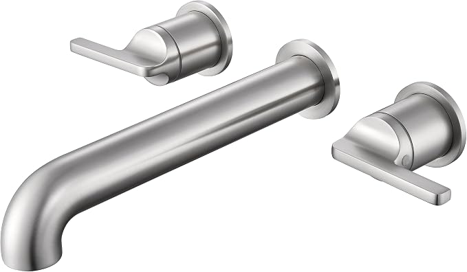 SITGES Solid Brass Wall Mount Tub Filler, High-End Design, High Flow Bathtub by SITGES