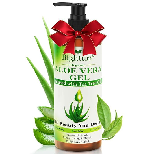 Aloe Vera Gel with Tea Tree Oil by BIGHTURE