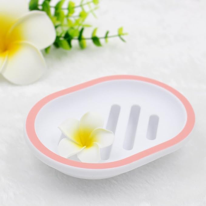 Topsky 2-Pack Oval Soap Dish, Soap Holder, Soap Saver, Easy Cleaning - Image 8
