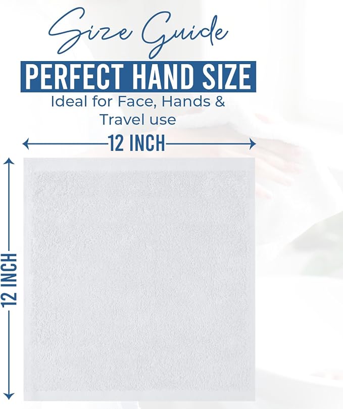 DAN RIVER 24 Pack Wash Cloths for Showering - Image 2