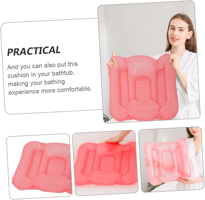 1pc Inflatable Bathtub Seat Cushion - Image 10
