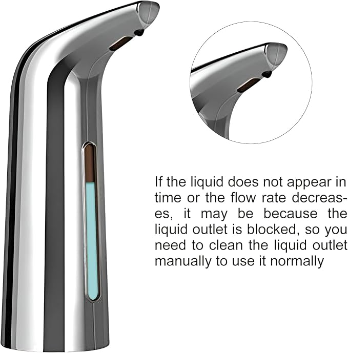 Automatic Soap Dispenser Touchless, TUMAN Pro Battery Operated Electric - Image 8