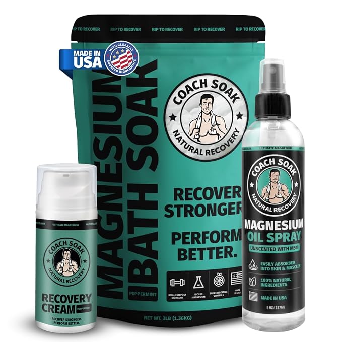 Coach Soak Magnesium Bath Soak Bundle by CoachSoak