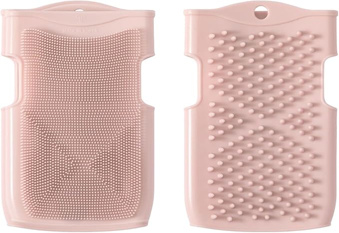 Innobaby Double Sided Silicone Massage Mitt Bath Scrubber Shower Brush & Scalp by Innobaby