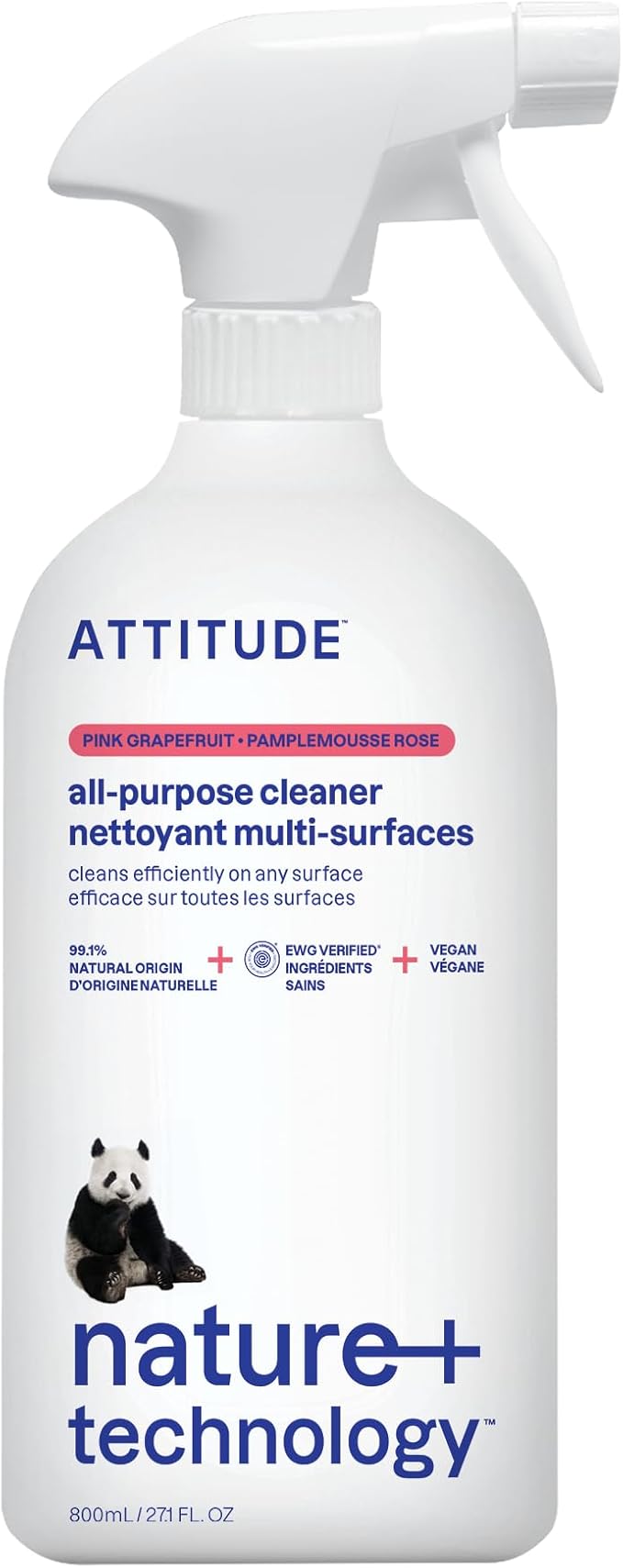 ATTITUDE All Purpose Cleaner Spray, EWG Verified, Made by ATTITUDE