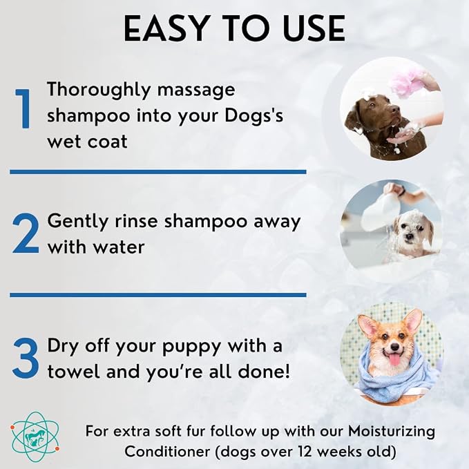 16 floz 5 in 1 Dog Shampoo for Itchy Skin - Image 3