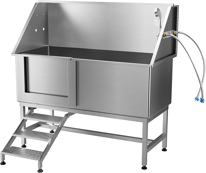 62 inch Dog Washing Station, Right Door Grooming tub by CuisinAid