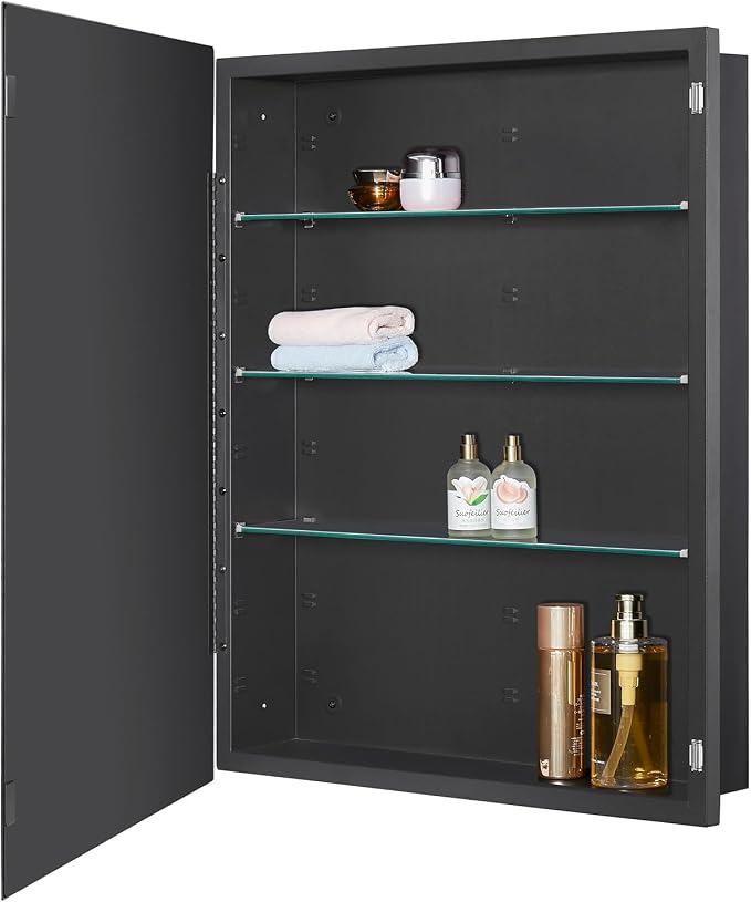 Black Bathroom Medicine Cabinet - Image 3