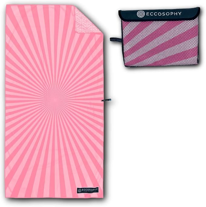 ECCOSOPHY Microfiber Beach Towel by ECCOSOPHY