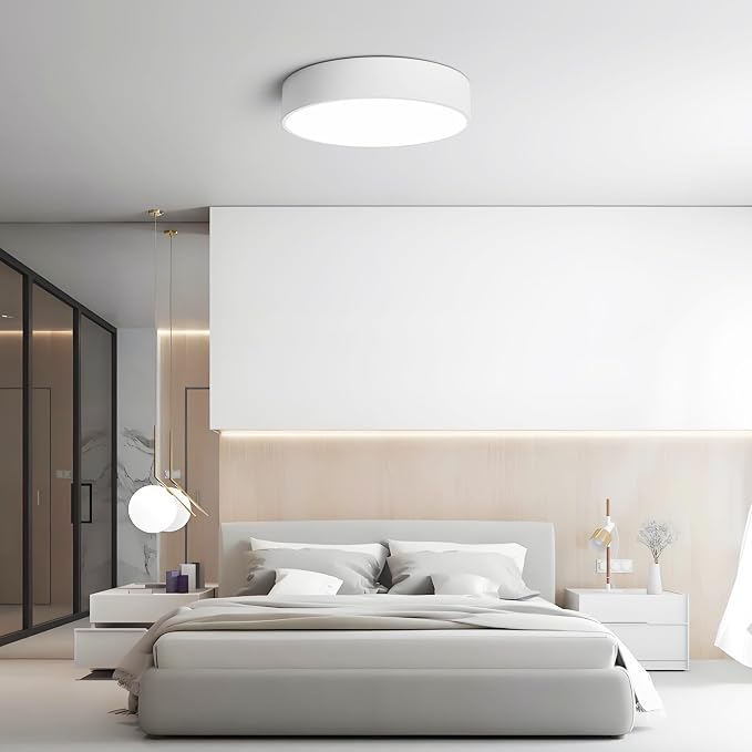 Dimmable LED Flush Mount Close to Ceiling Light Fixture, Living Room Lighting - Image 9
