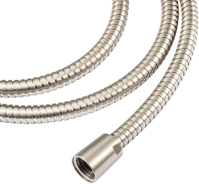 60-inch Extra Long Brushed Nickel Shower Hose Replacement, 304 Stainless Steel - Image 4
