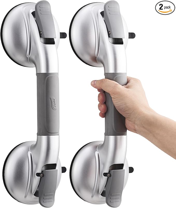 TAILI Grab Bars for Bathtubs and Showers, 2 Pack Shower Handles for Elderly by TAILI
