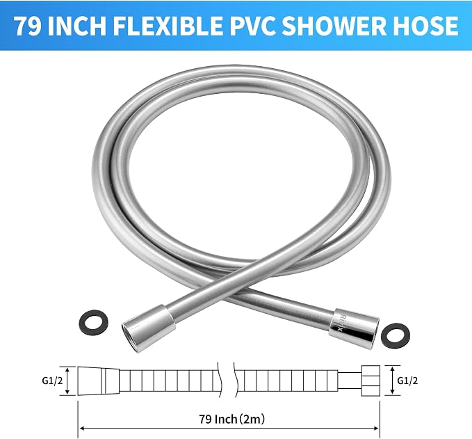 Extra Long Replacement Shower Hose Extension Handheld Shower Head Hose 70 - Image 3