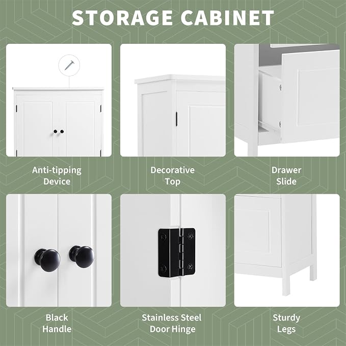 Polibi 43.3" H Storage Cabinet - Image 7