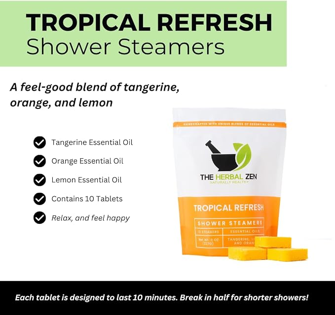 Tropical Refresh Shower Steamers Aromatherapy - Image 2