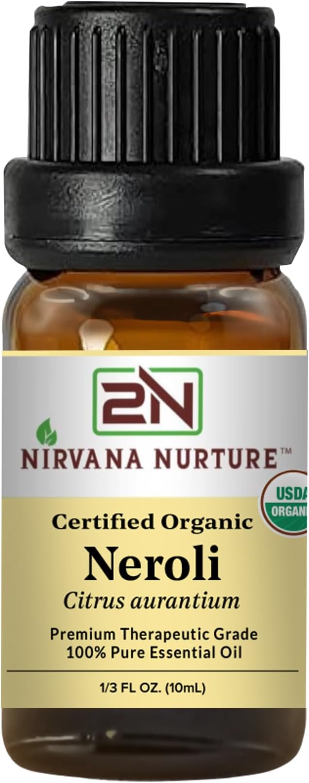 Neroli Essential Oil USDA Certified Organic, 100% Pure Natural Premium Grade by NirvanaNurture
