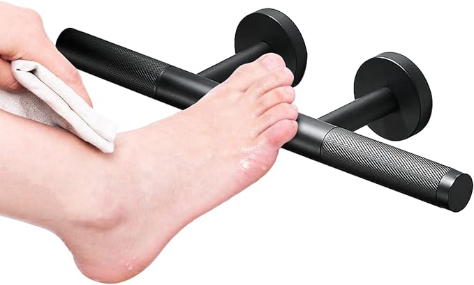 Shower Foot Rest for Shaving Legs, Wall Mounted Shower Step Stool, Knurled by SANLIV