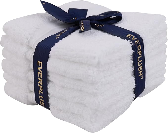 Everplush Youth Style Wash Cloth 6-Piece Set by Everplush