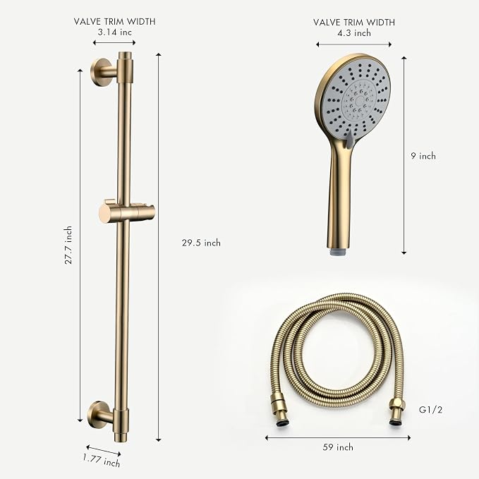 Adjustable Shower Slide Bar - Image 3