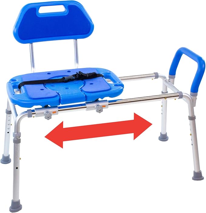 Platinum Health Sliding Shower Chair HydroGlyde Premium Heavy Duty, Padded - Image 2