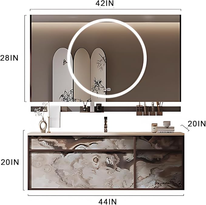 44IN Modern Bathroom Vanity - Image 2