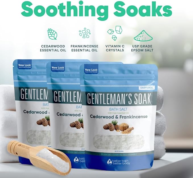 Gentleman's Bath Salt Bath for Men - Image 7