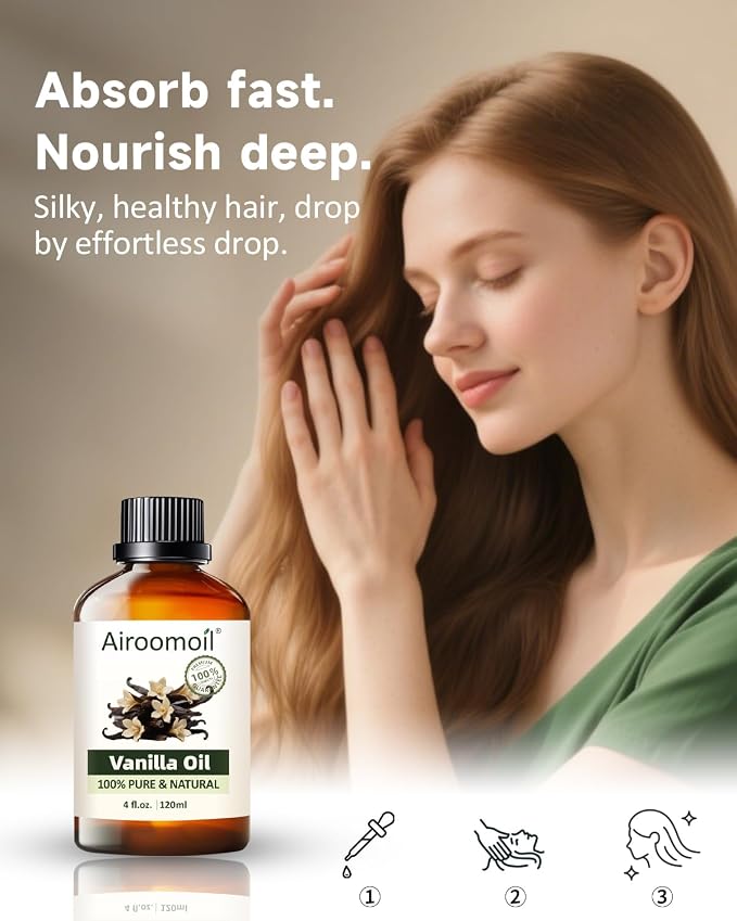 Pure Vanilla Essential Oil, 100% Natural Vanilla Bean Oil, Premium Grade - Image 6