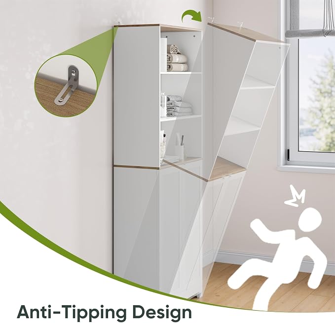 66.8" Tall Storage Cabinet - Image 6