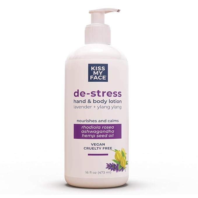 Kiss My Face De-Stress Hand & Body Lotion Lavender + Ylang Ylang by KissMyFace