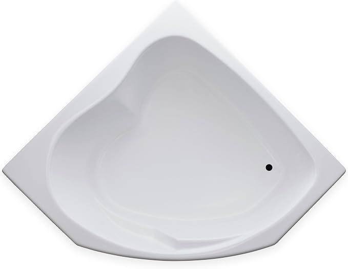 Carver Tubs - SKC5555 - Soaking Acrylic Corner Bathtub - 55"L x 55"W x 18.5"H - - Image 4
