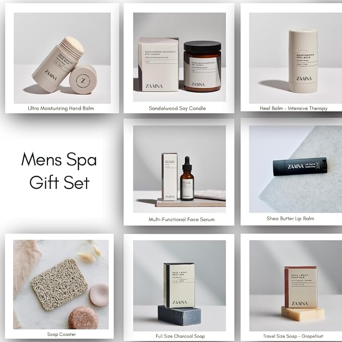 ZAAINA Men’s Self Care Package, Relaxation Spa Gift Set - Image 3