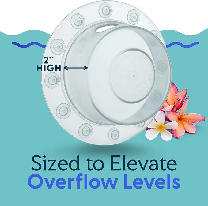 SlipX Solutions Bottomless Bath | Overflow Drain Cover - Image 7