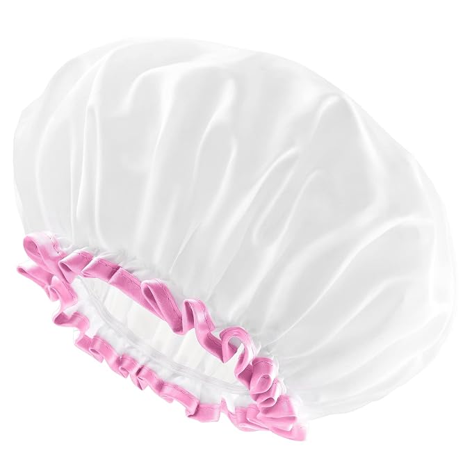 mikimini White Large Shower Cap by mikiminidirect