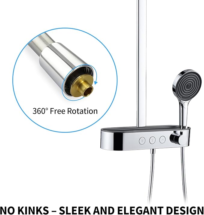 Extra Long Replacement Shower Hose Extension Handheld Shower Head Hose 79 - Image 8