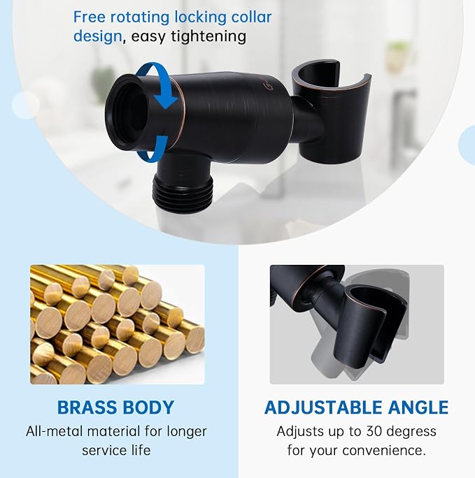 G-Promise Metal Shower Head Holder - Image 4