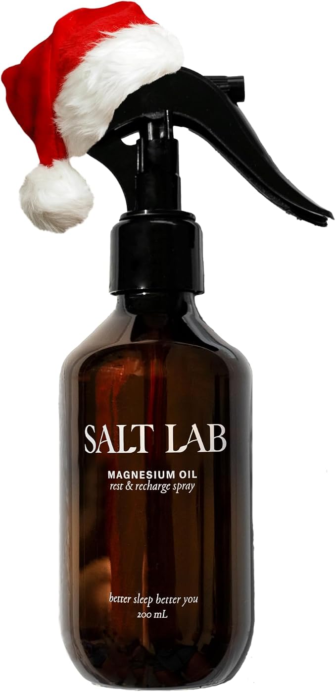 Magnesium Oil Spray, Gift for Relaxation, Topical Magnesium Spray for Adults by SALTLAB