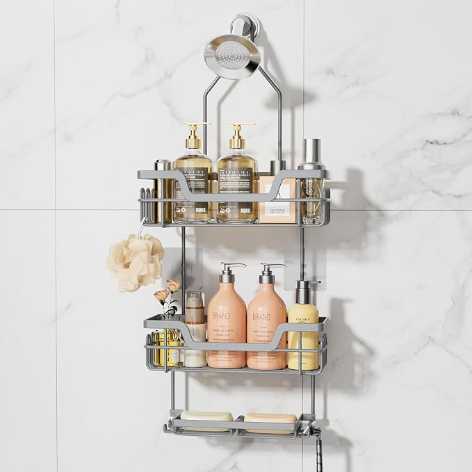 SWTYMIKI Bathroom Shower Caddy Hanging by SwtyMiki-TidyHomeSweetLife