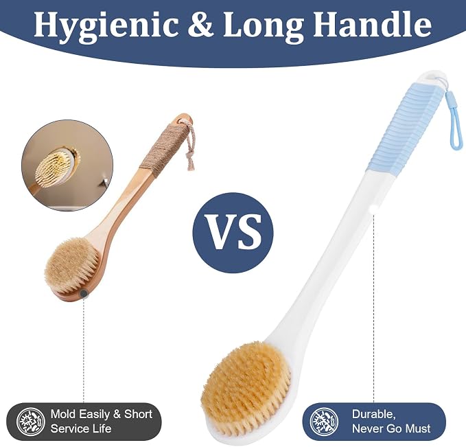 Back Scrubber for Shower, Shower Body Brush for Cleaning - Image 6