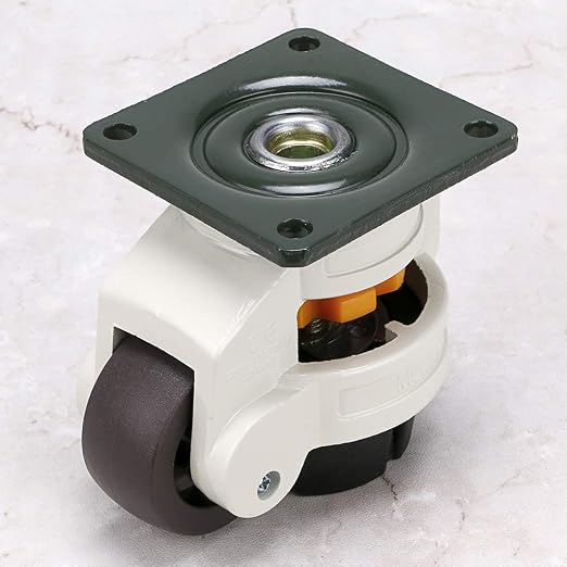Skelang 4 Pcs 40F Leveling Machine Caster, Top Plate Leveling Wheel - Image 2