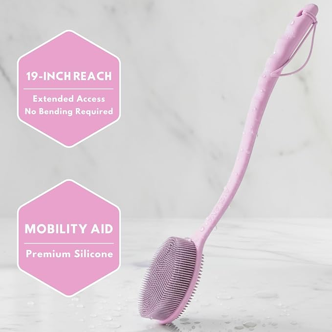 Long Handle Back Scrubber for Shower - Image 5
