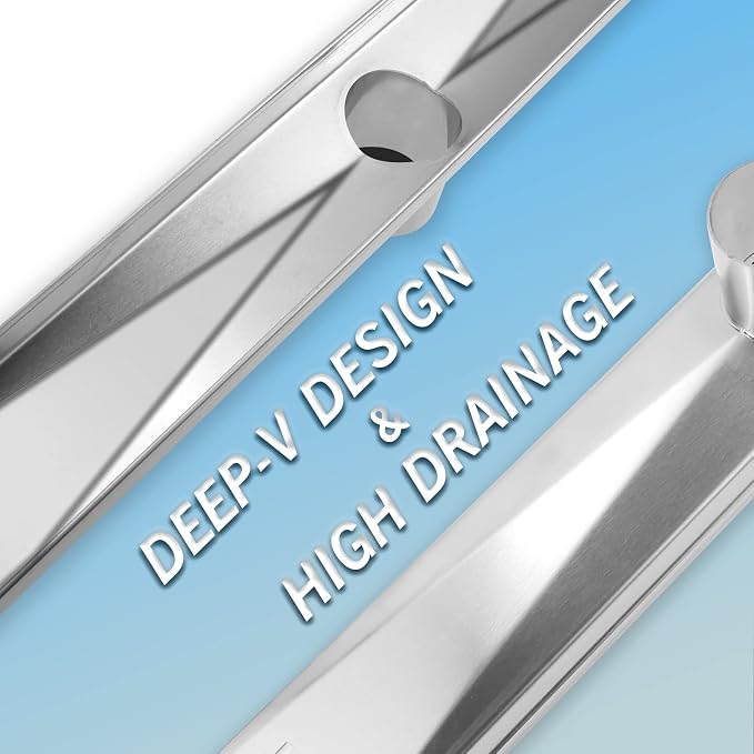 Linear Shower Drain 26", Brushed Floor Drain - Image 7