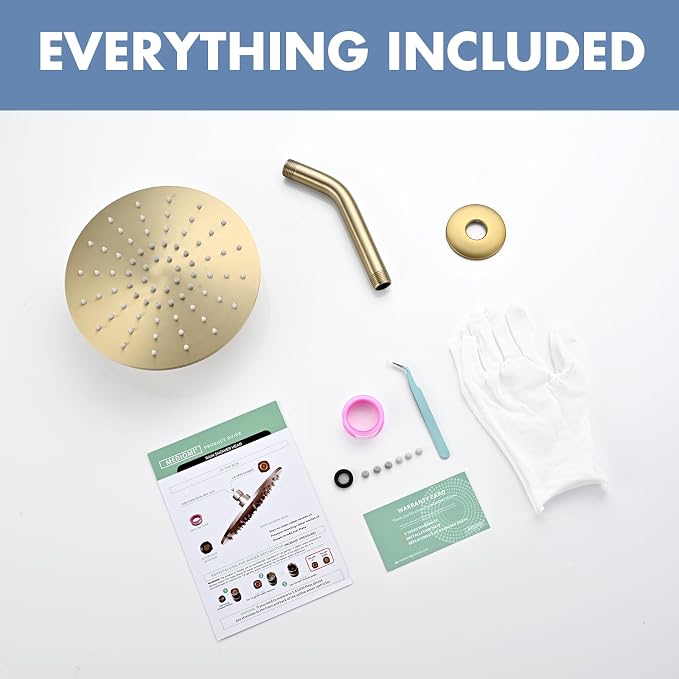 Rainfall Shower Head, MEDIOMI Rain Shower Head Set - Image 8
