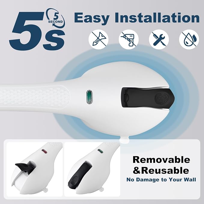 Shower Grab Bar 2 PCS Suction Grab Bars - Image 4