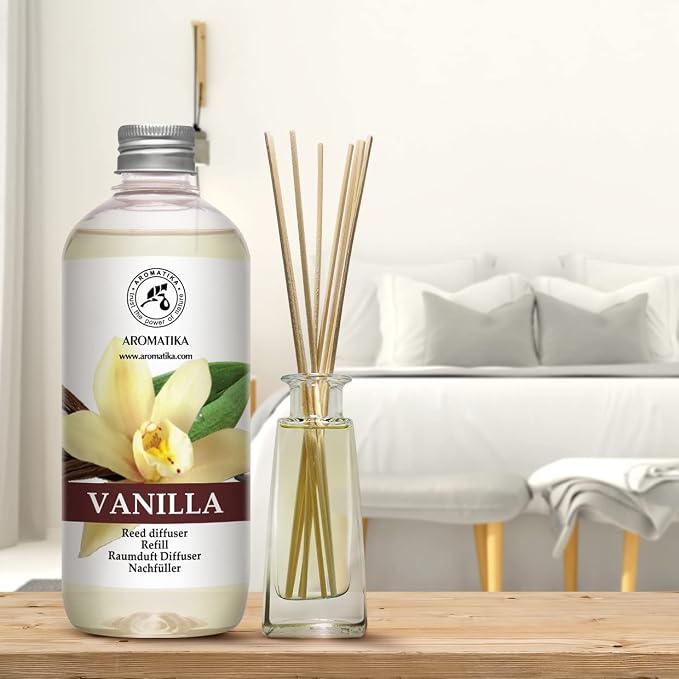 Vanilla Diffuser Refill w/Natural Essential Vanilla Oil 17 Fl Oz - Image 3