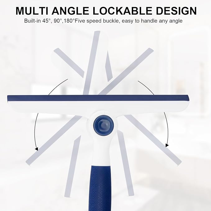 9.5" Foldable Window Squeegee, Handheld Squeegee - Image 3