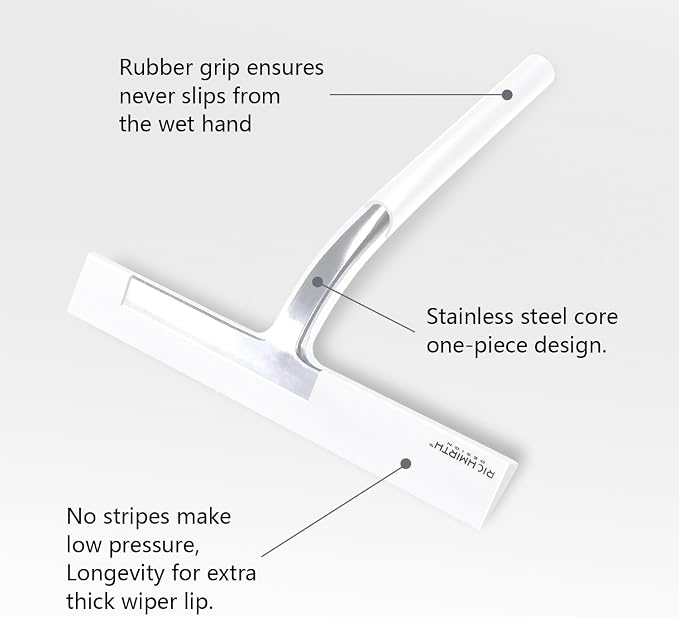 Shower Squeegee with Silicone Hook - Image 2