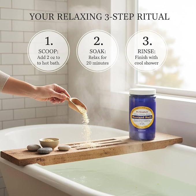 Dr. Singha’s Mustard Bath – Therapeutic Bath Salts - Image 3