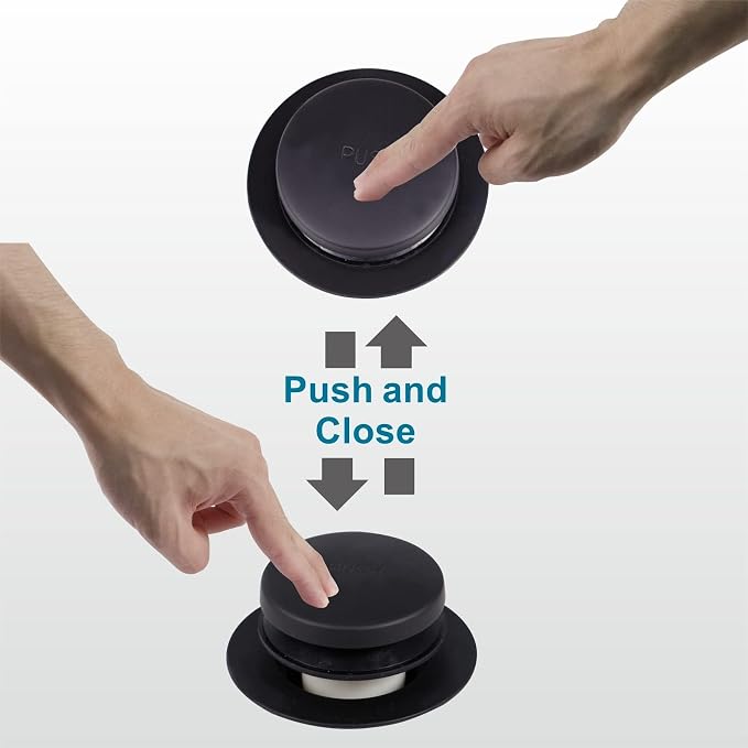 Black Bathtub Drain Tip Toe Tub Conversion Kit, Replacement Bath Tub Drain Trim - Image 4